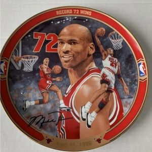 1996 MVP MICHAEL JORDAN PLATE NBA